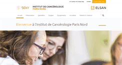 Desktop Screenshot of cancerologie-paris-nord.fr