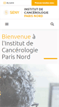 Mobile Screenshot of cancerologie-paris-nord.fr